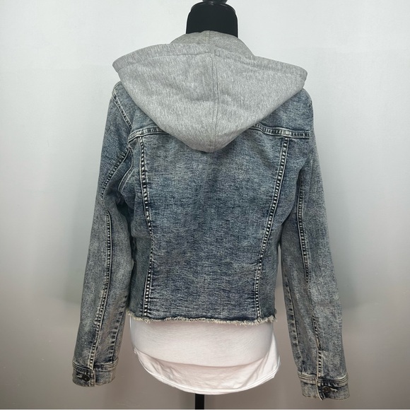 Jeaniologie Jacket Stone Wash Denim Jacket With Hood XXL - Picture 8 of 8